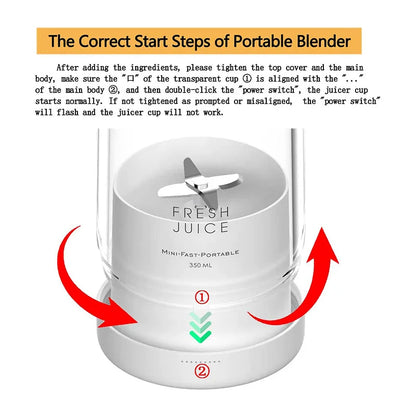 Fresh Juice Portable Blender